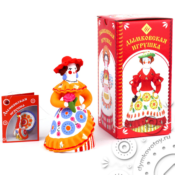 Барыня нарядная с цветком