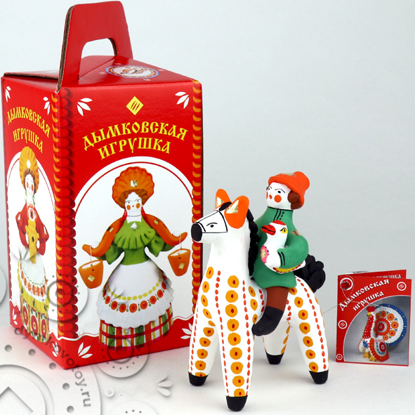 Всадник на коне с уткой