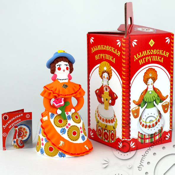 Барыня нарядная с цветком