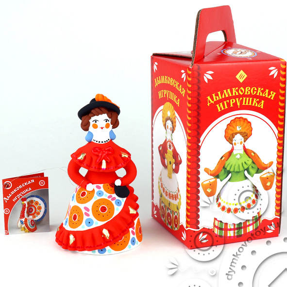 Барыня нарядная с сумочкой
