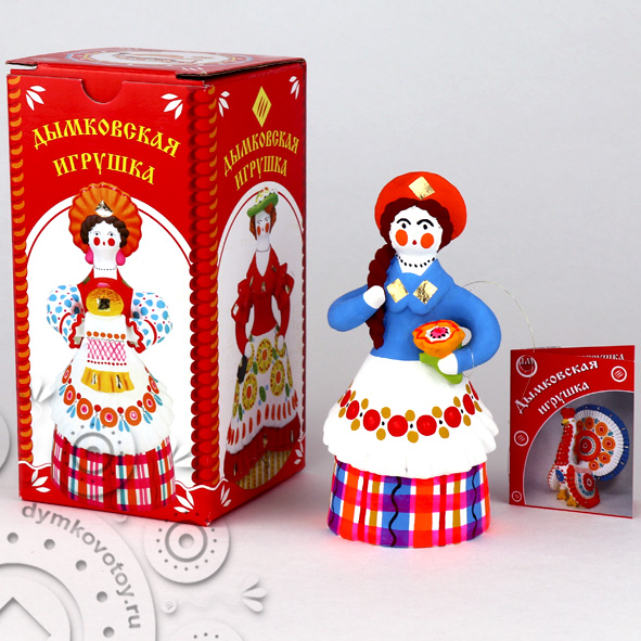 Барыня деревенская с цветком